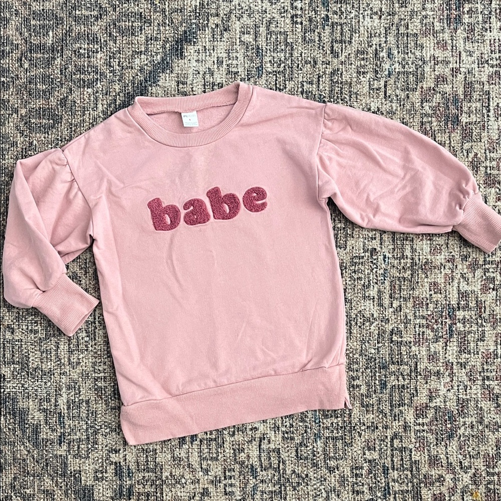 PL Kids Pink 'Babe' Sweatshirt